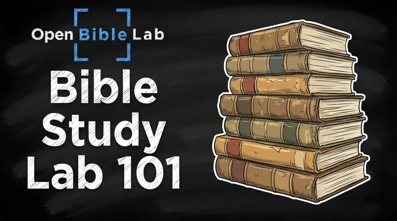 Lab 101: A guided introduction to reading the Bible with clarity, context, and confidence.