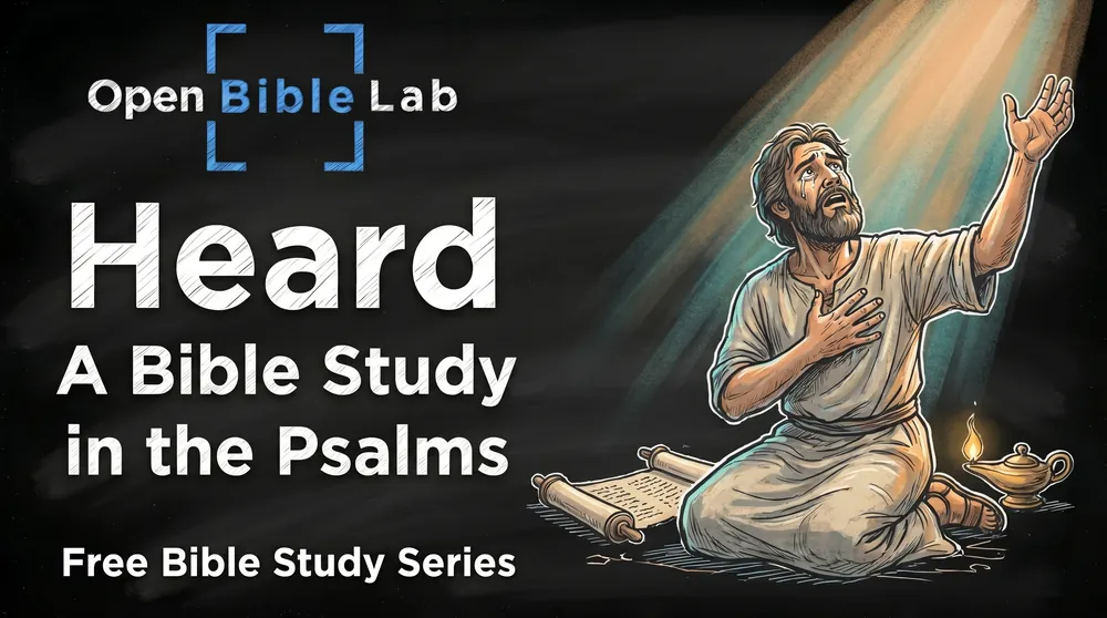 Heard: A Bible Study in the Psalms, free guided study